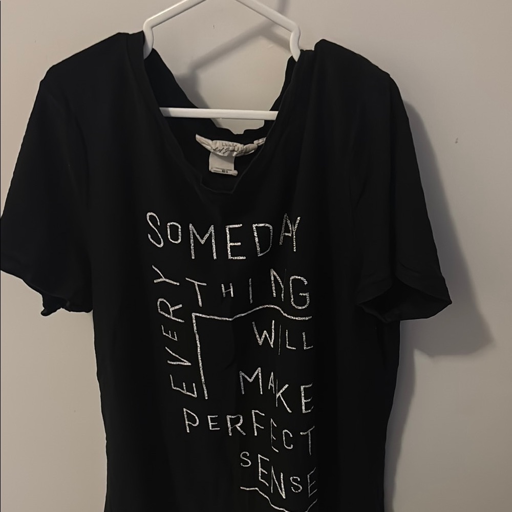 Black Graphic Tee
